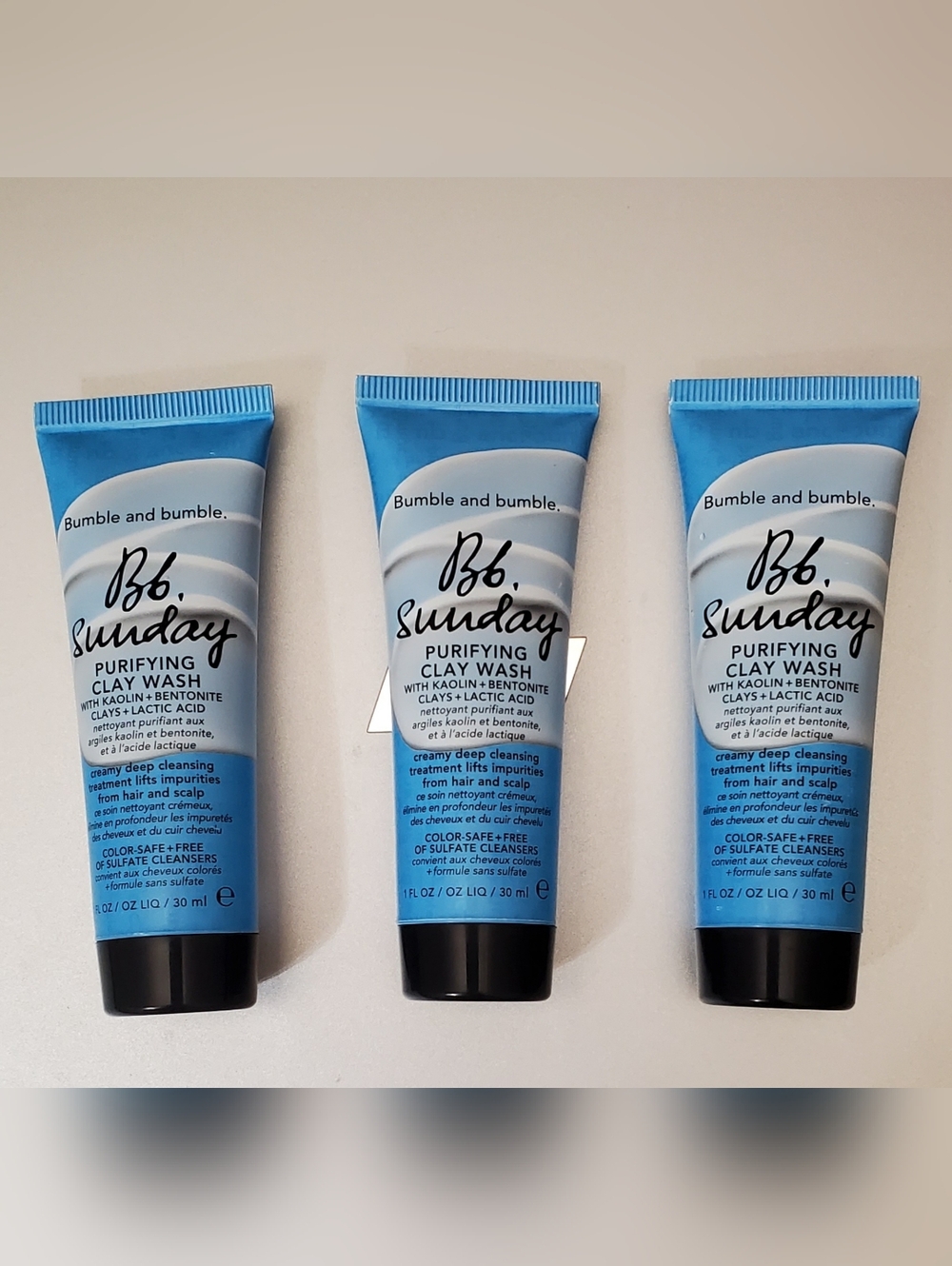 Bumble and bumble Light Blue Purifying Clay Wash Tube 30ml×3=90ml